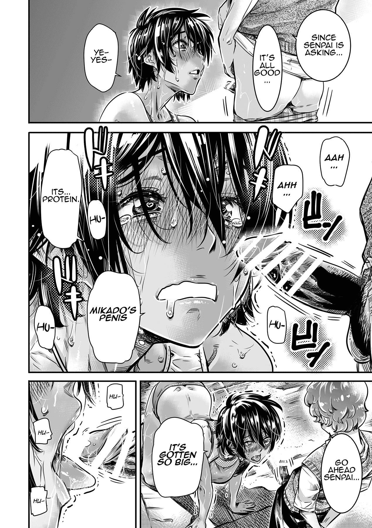 Hentai Manga Comic-175cm Tall Track and Field Girl Really Wants To Drink Her Kouhai's Semen-Read-12